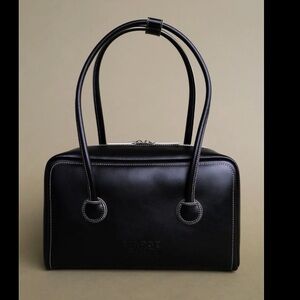 Marge Sherwood Soft Boston bag in Black Leather